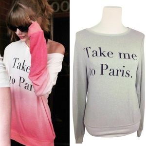 SALE ✨Wildfox Take Me To Paris Sweatshirt